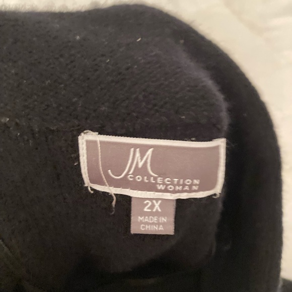 JM COLLECTION WOMAN 💯 PERCENT WOOL JACKET WITH EMBELLISHMENTS Size 2X. - Picture 6 of 7